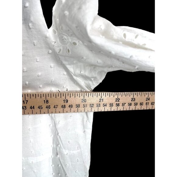 Matilda Jane floral gauzy oversized blouse long sleeves sz L - Picture 5 of 9